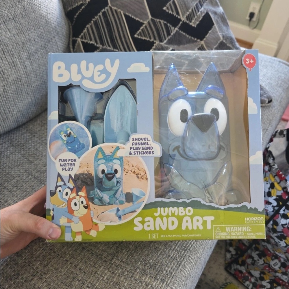 Disney Bluey Jumbo Sand Art Kit - Blue and White